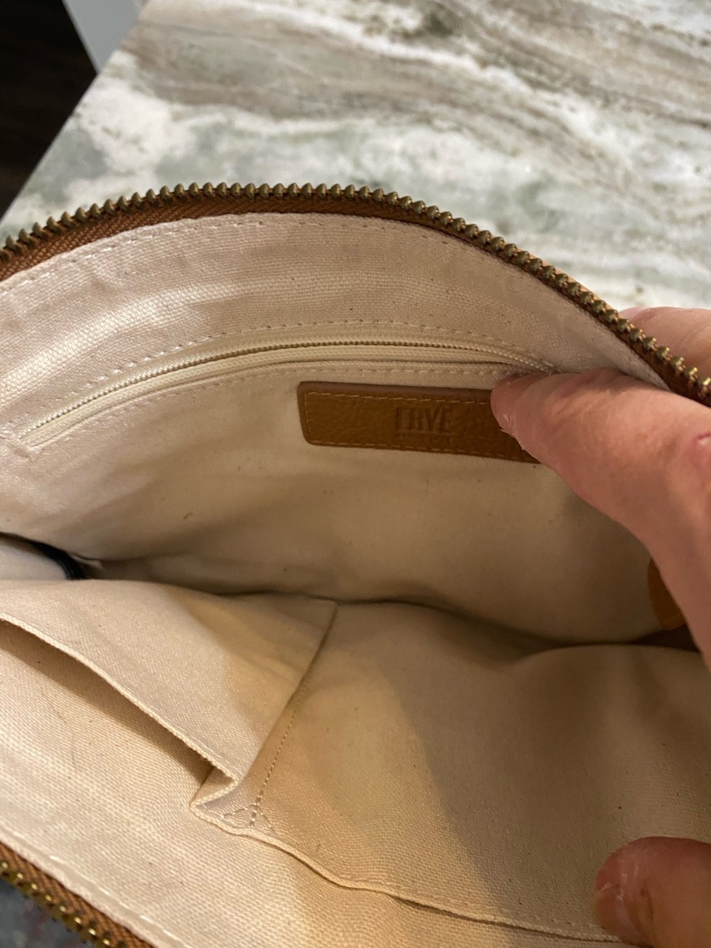 Frye Carved Detail Leather Crossbody in Brown - Picture 4 of 10